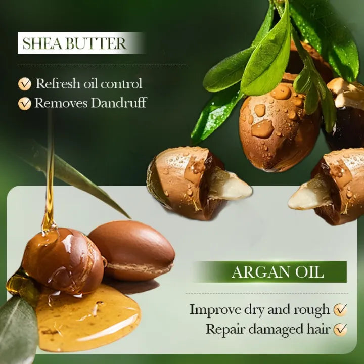 Shea Argan Shampoo SADOER Smooth Nourishing Cleansing Shampoo