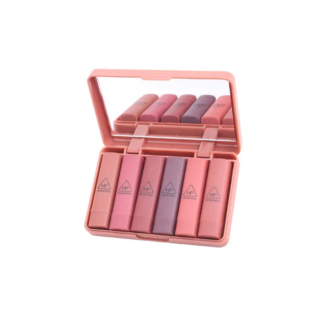 HengFang Color Lipsticks - 6 Pcs Set Nude Colors