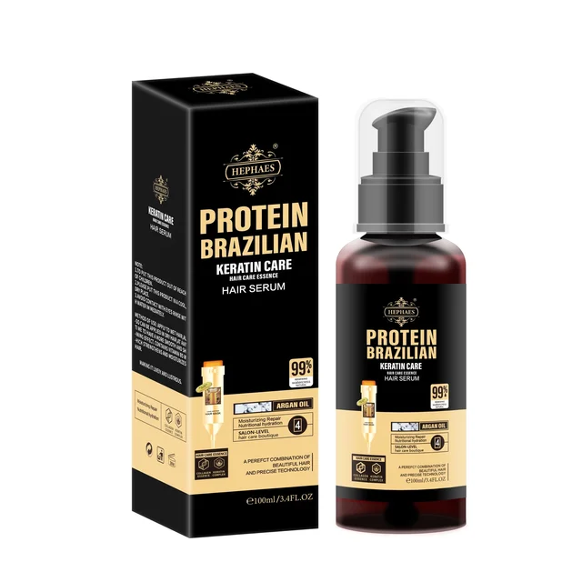 Protein Brazilian keratin care hair serum