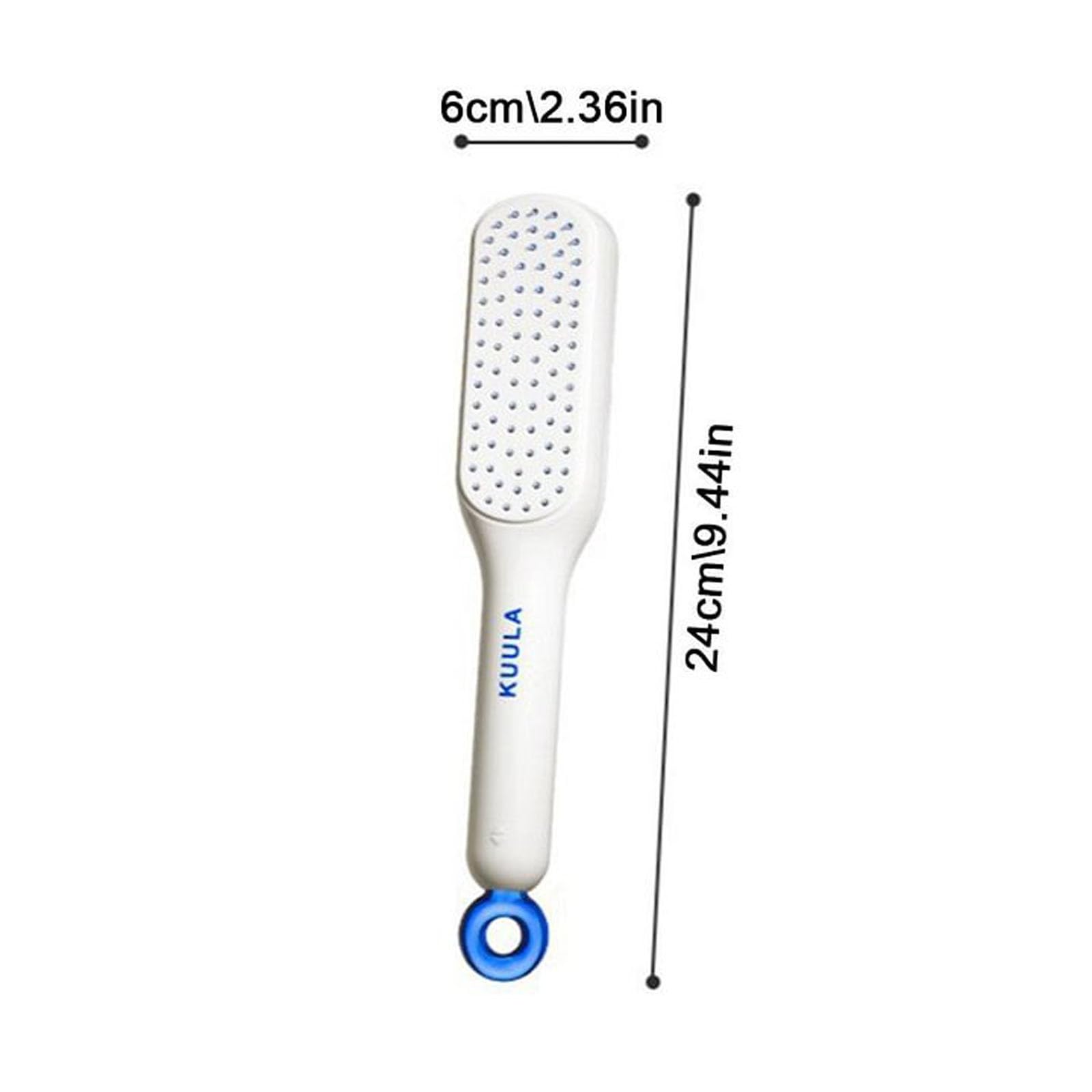 Easy-Clean Self-Cleaning Hair Brush - Anti-Static, Scalp Massaging Comb for All Hair Types | Perfect Gift for Women