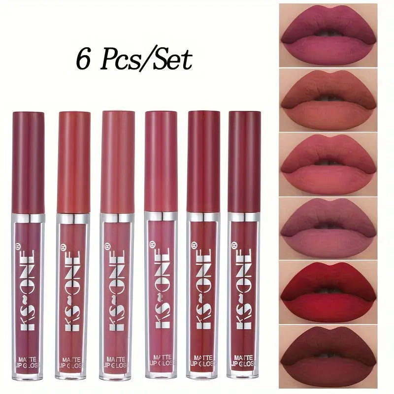 KS One 6 PCS Lipgloss Set