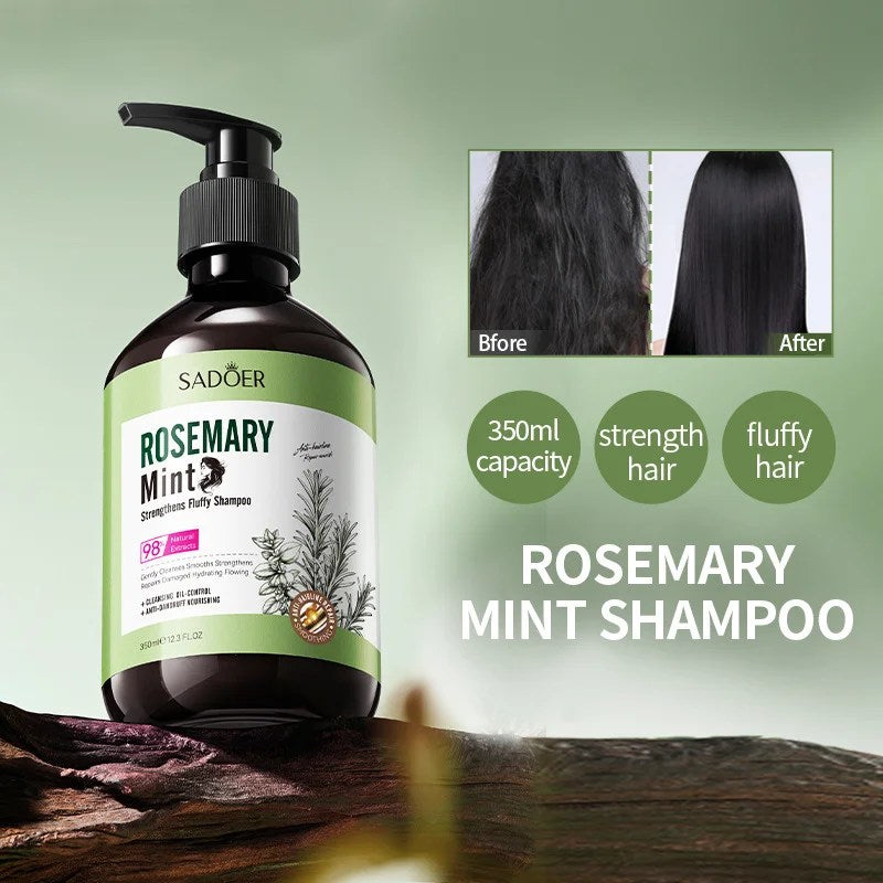 SADOER Mint Rosemary Strong Fluffy Shampoo