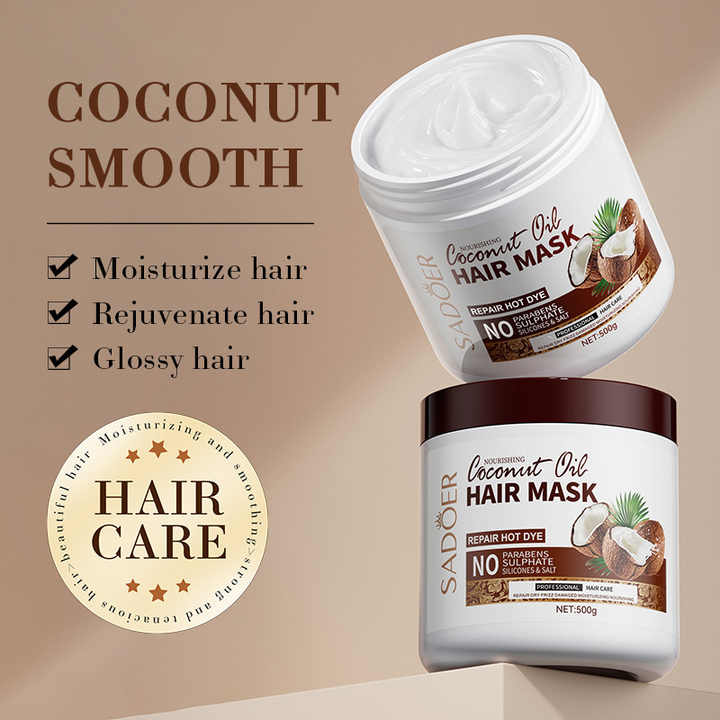 SADOER Nourishing Coconut Oil Repairing Hair Mask 500g