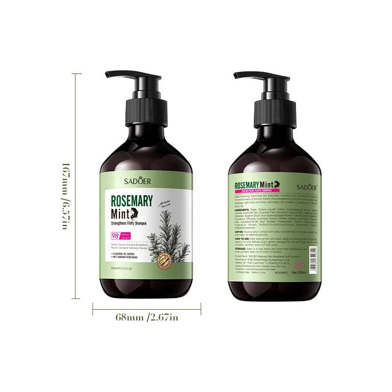 SADOER Mint Rosemary Strong Fluffy Shampoo
